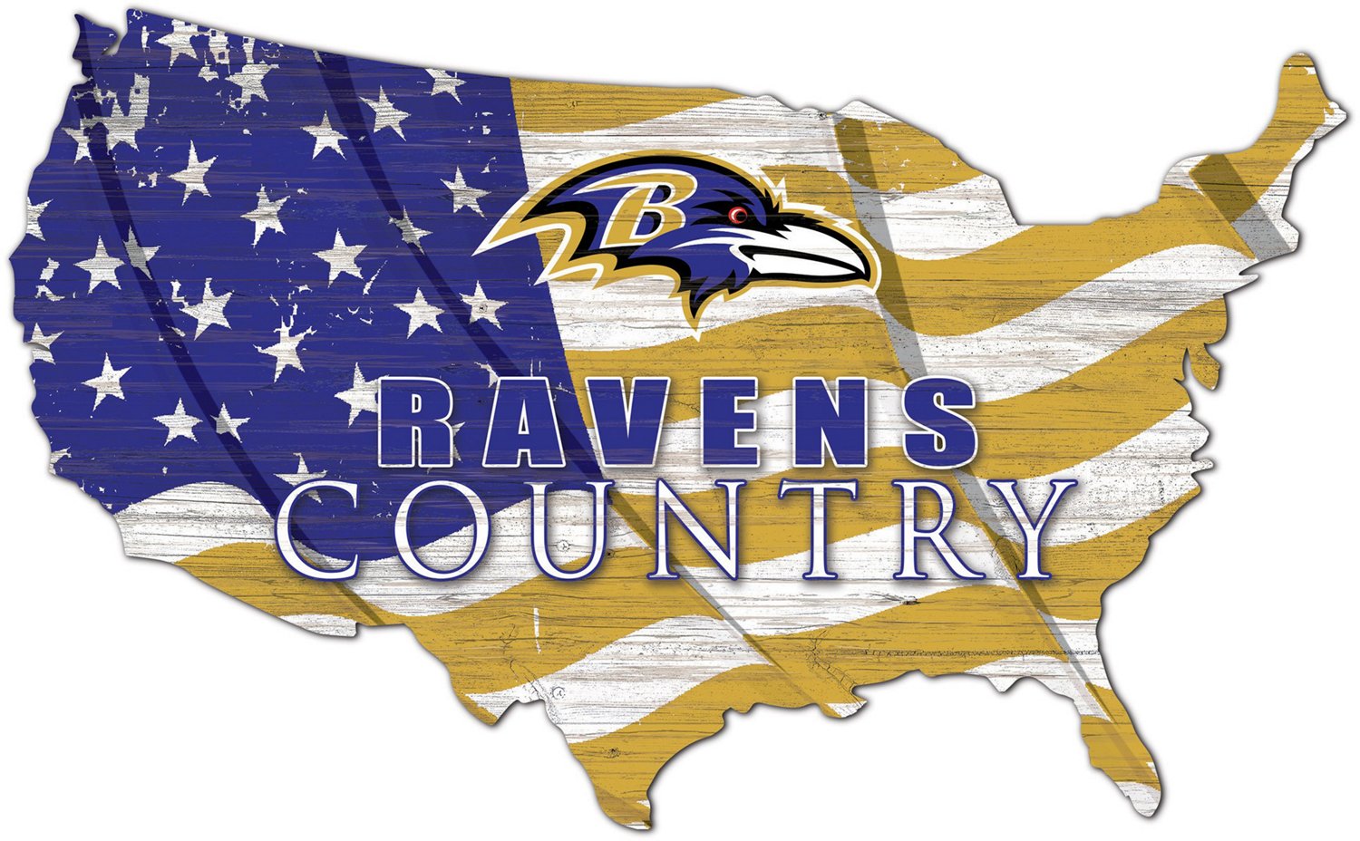 Baltimore Ravens Wood Wall Art – Patriot Wood