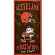 Fan Creations Cleveland Browns Heritage 6 x 12 Sign                                                                              - view number 1 selected