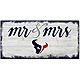 Fan Creations Houston Texans Script Mr and Mrs 6x12 Sign                                                                         - view number 1 selected