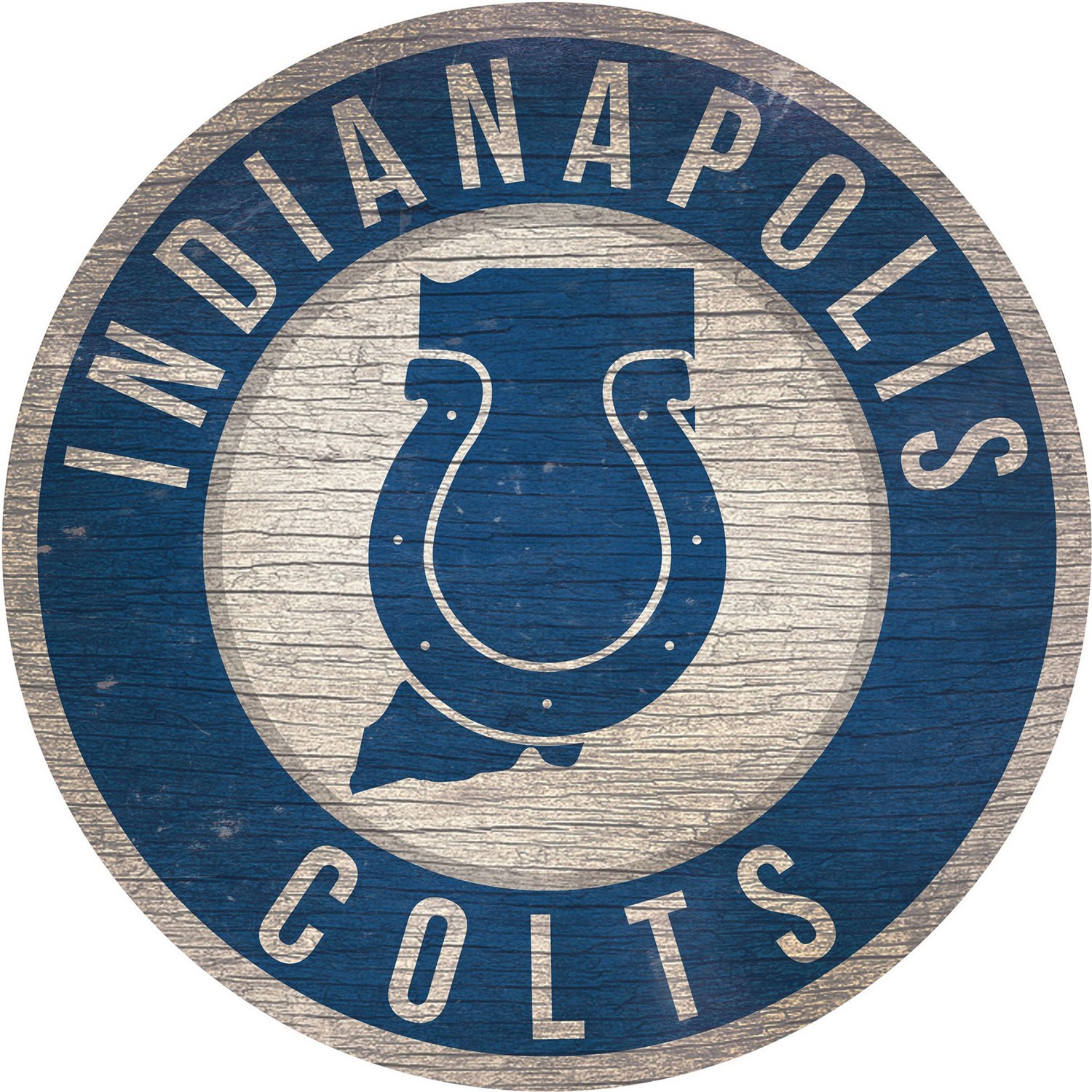 Fan Creations Indianapolis Colts Circle State Sign
