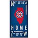 Fan Creations Chicago Cubs Coordinates 6 in x 12 in Sign                                                                         - view number 1 selected