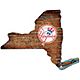 Fan Creations New York Yankees Logo Distressed State Sign                                                                        - view number 1 selected
