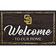 Fan Creations San Diego Padres Team Color 11 in x 19 in Welcome Sign                                                             - view number 1 selected