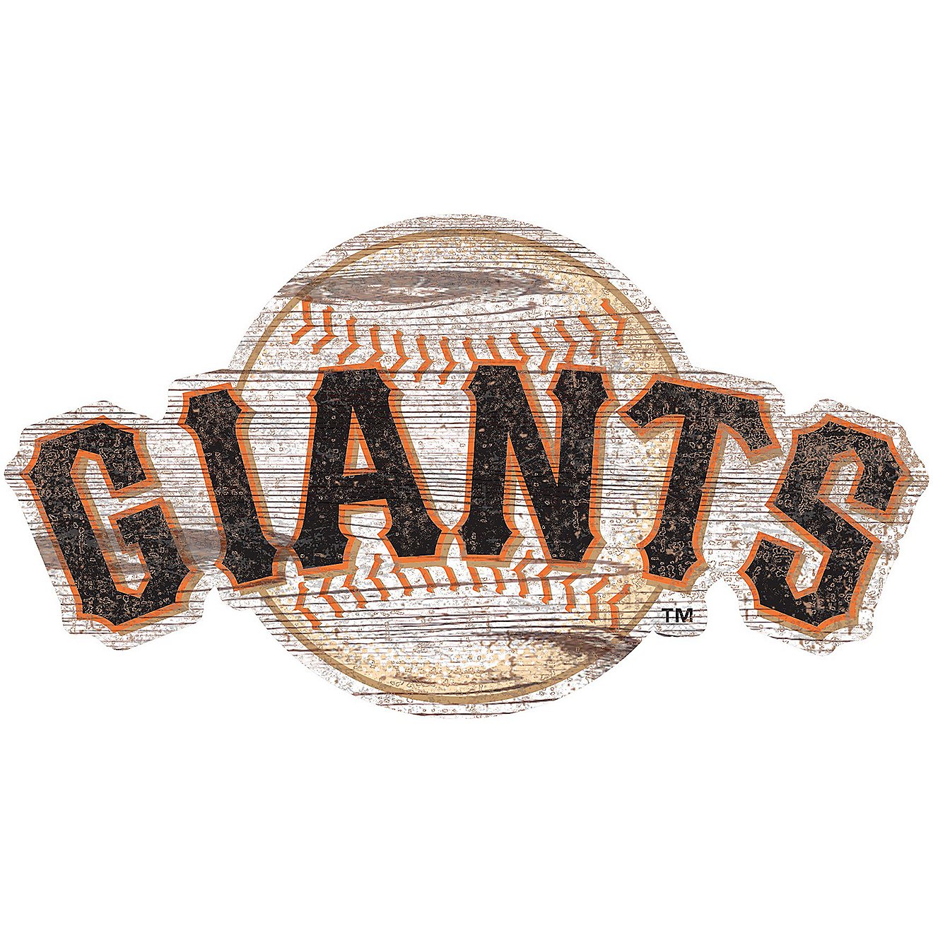 Fan Creations San Francisco Giants Distressed Logo Cutout Sign                                                                   - view number 1