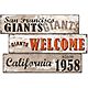 Fan Creations San Francisco Giants Welcome 3 Plank Decor                                                                         - view number 1 selected