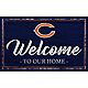 Fan Creations Chicago Bears Team Color 11 in x 19 in Welcome Sign                                                                - view number 1 selected