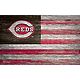 Fan Creations Cincinnati Reds 11 in x 19 in Distressed Flag Sign                                                                 - view number 1 selected