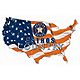 Fan Creations Houston Astros USA Shape Cutout Wall Decor                                                                         - view number 1 selected