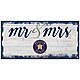 Fan Creations Houston Astros Script Mr & Mrs 6x12 Sign                                                                           - view number 1 image