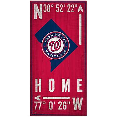 Fan Creations Washington Nationals Coordinate 6 in x 12 in Sign                                                                 