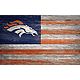 Fan Creations Denver Broncos 11 in x 19 in Distressed Flag Sign                                                                  - view number 1 selected