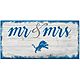 Fan Creations Detroit Lions Script Mr and Mrs 6x12 Sign                                                                          - view number 1 selected