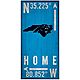 Fan Creations Carolina Panthers Coordinate 6 in x 12 in Sign                                                                     - view number 1 image