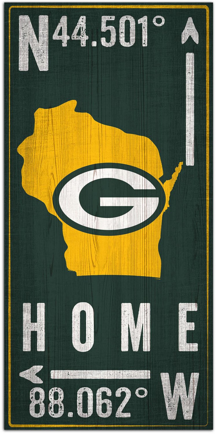 Green Bay Packers Team Logo Progression 6x12 – Fan Creations GA