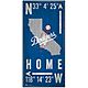 Fan Creations Los Angeles Dodgers Coordinates 6 in x 12 in Sign                                                                  - view number 1 selected