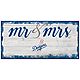 Fan Creations Los Angeles Dodgers Script Mr & Mrs 6x12 Sign                                                                      - view number 1 selected