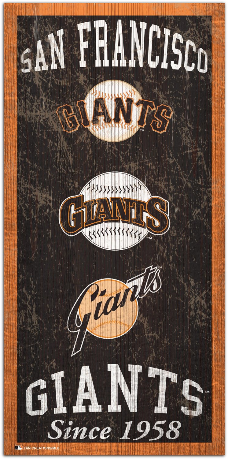 Fan Creations San Francisco Giants Heritage 6 x 12 Sign