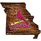 Fan Creations Arizona Cardinals Distressed State with Logo Sign                                                                  - view number 1 selected