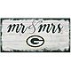Fan Creations Green Bay Packers Script Mr and Mrs 6x12 Sign                                                                      - view number 1 selected