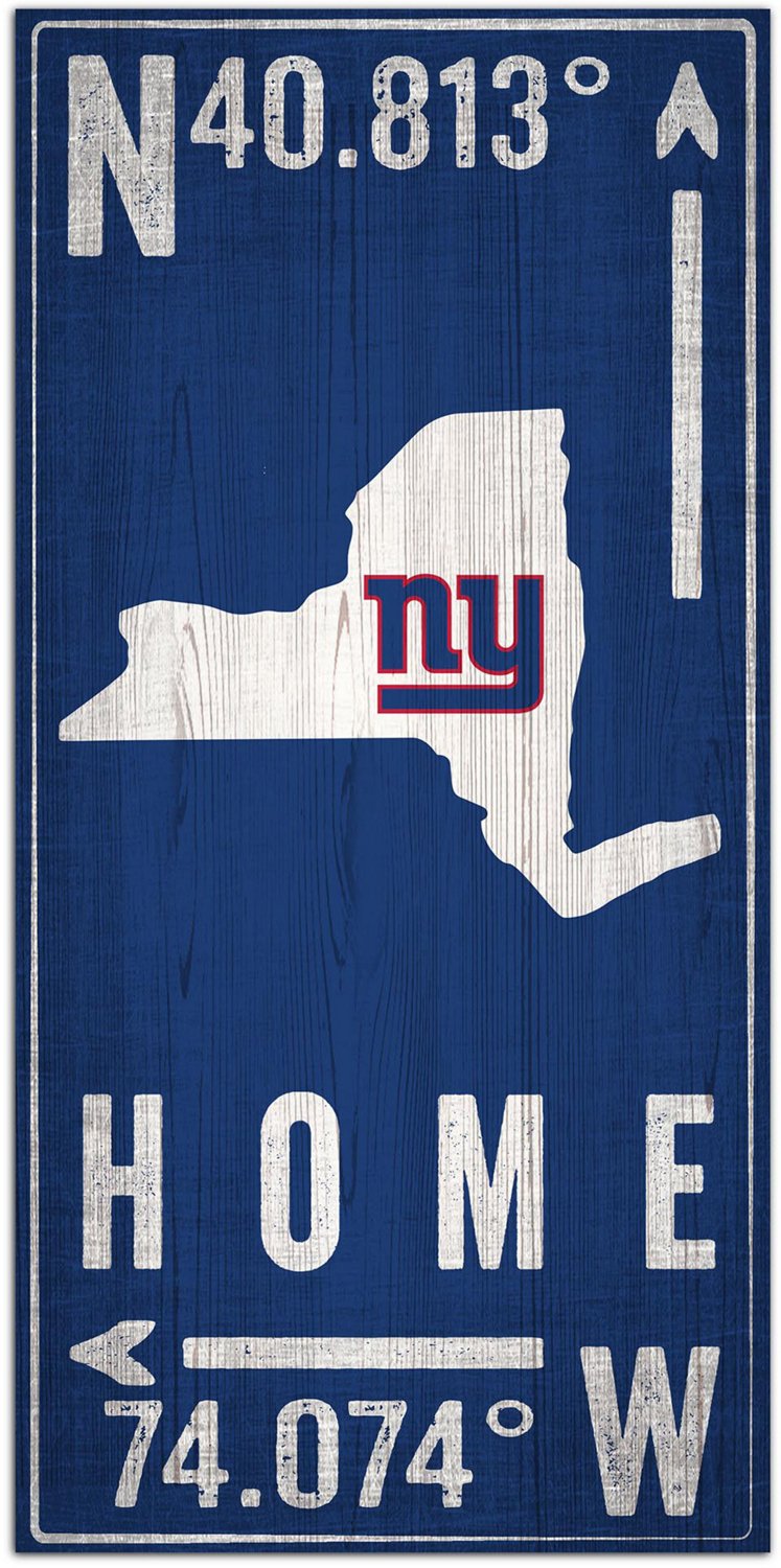 New York Giants 6'' x 12'' Pride Mr & Sign