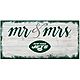Fan Creations New York Jets Script Mr and Mrs 6x12 Sign                                                                          - view number 1 selected