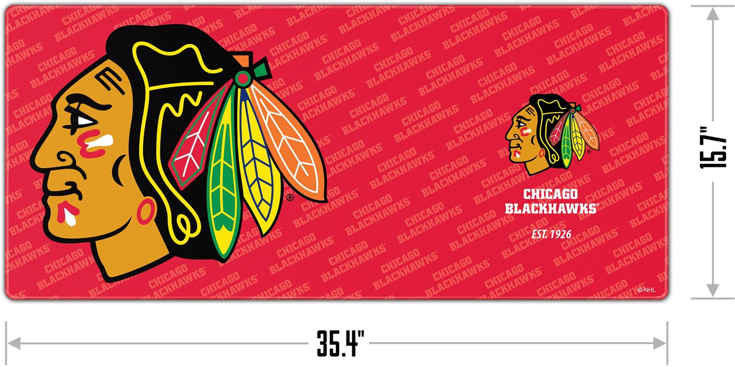 YouTheFan Chicago Blackhawks Logo Series Desk Pad