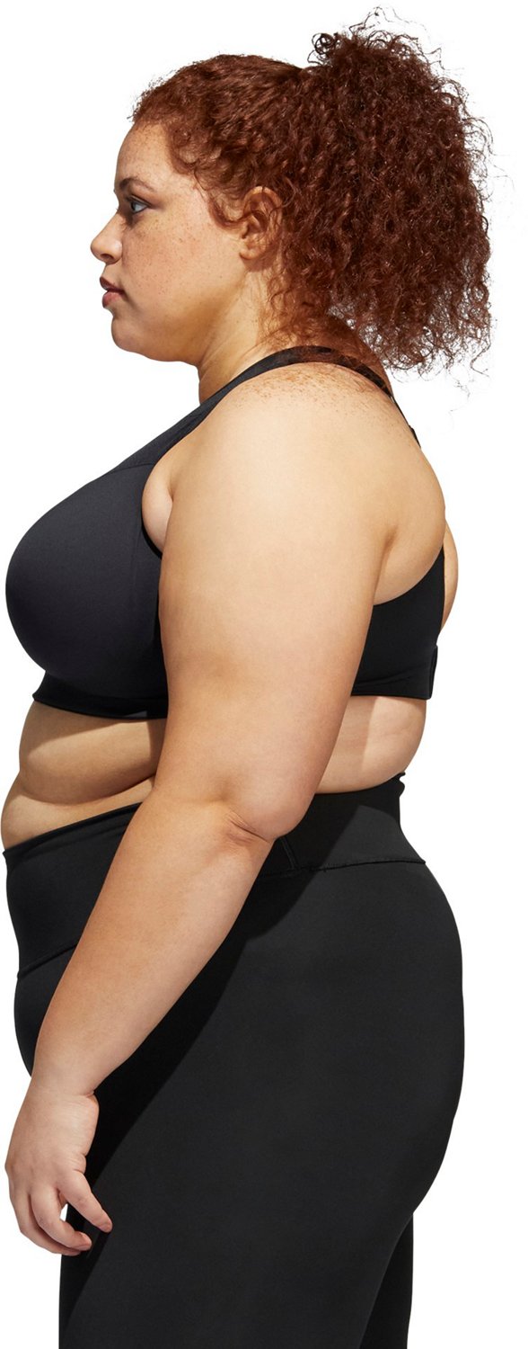adidas Women's TLRD Impact Plus Size High Support Sports Bra Academy