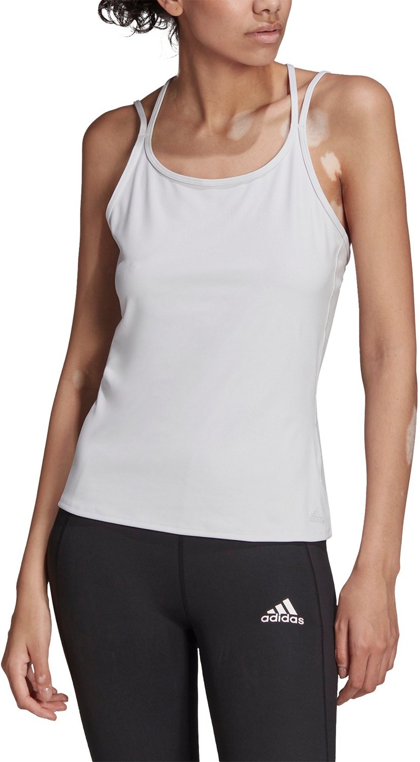 adidas Women's Studio Slim Strappy Back Tank Top