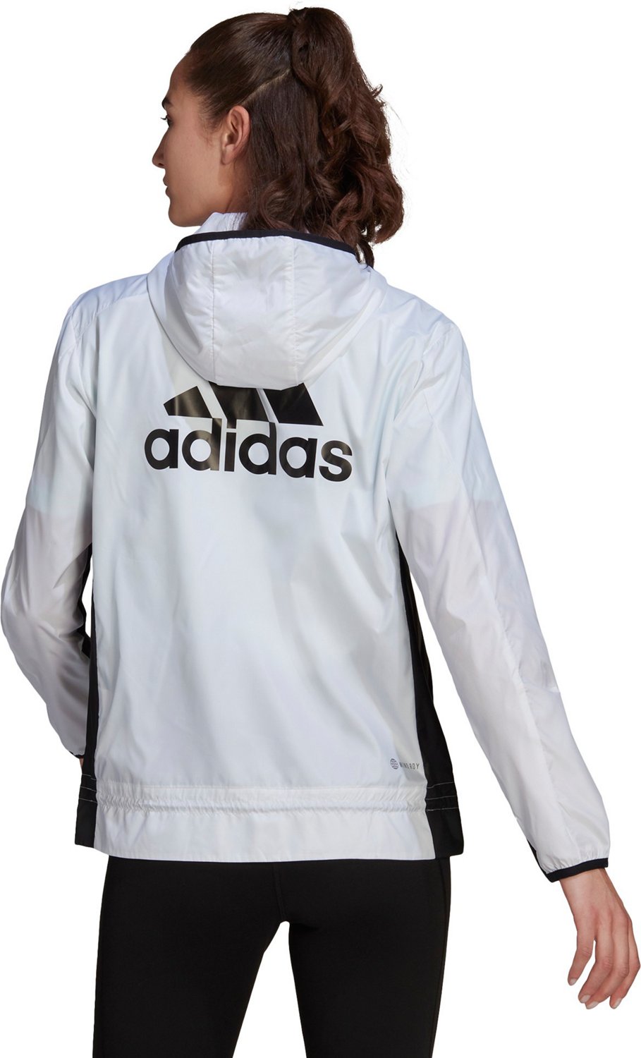 Adidas rain clearance jacket white