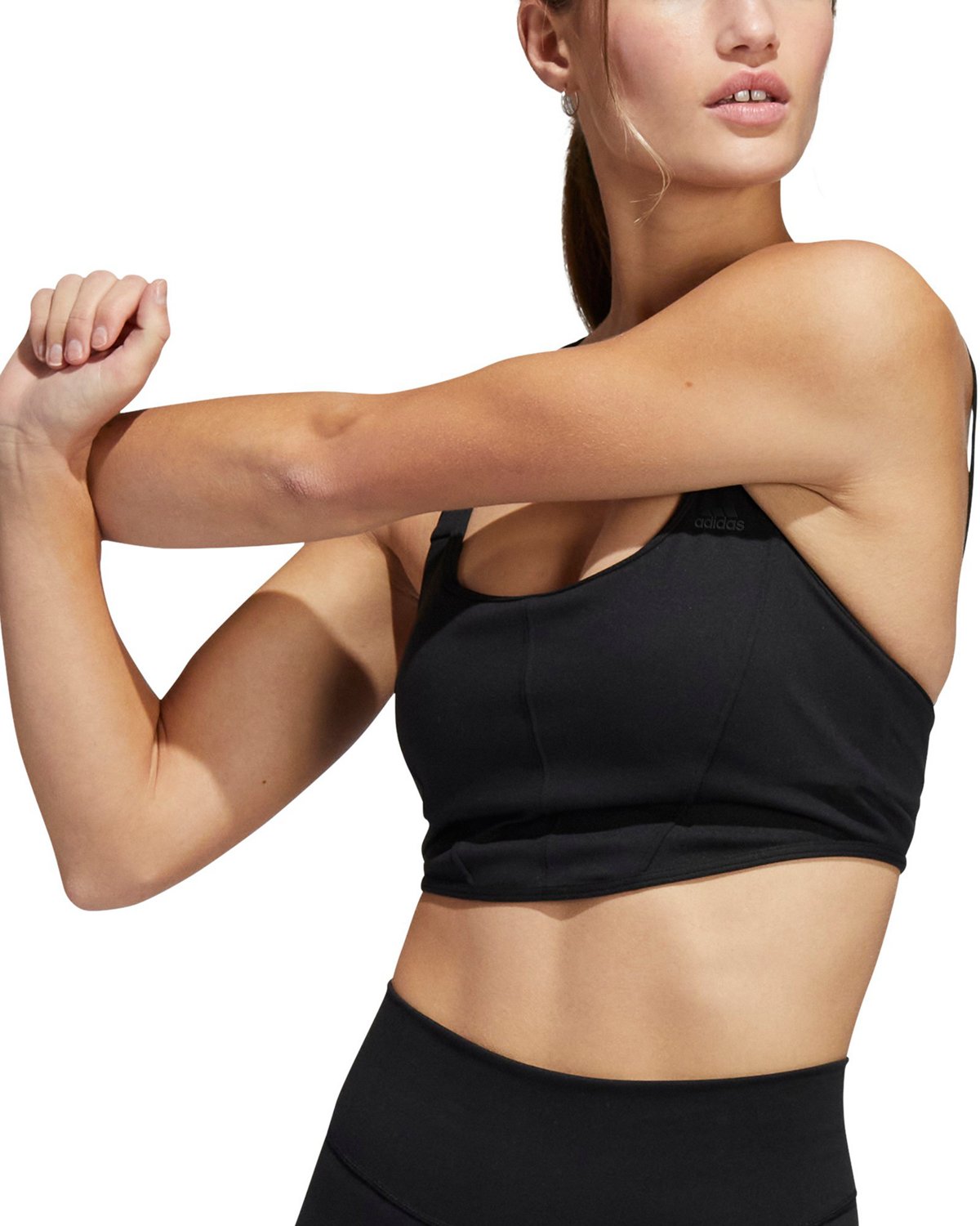 adidas Women's Coreflow Studio Long Line Medium Support Sports Bra