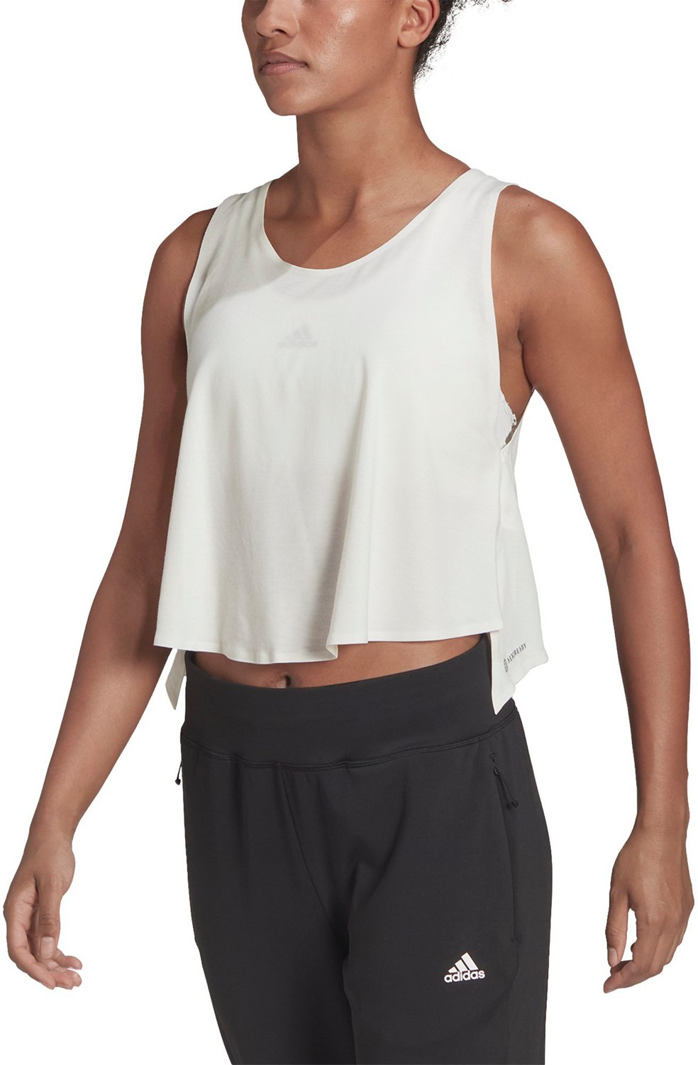 adidas Women's Studio Novelty Reversible Back-to-Front Tank Top