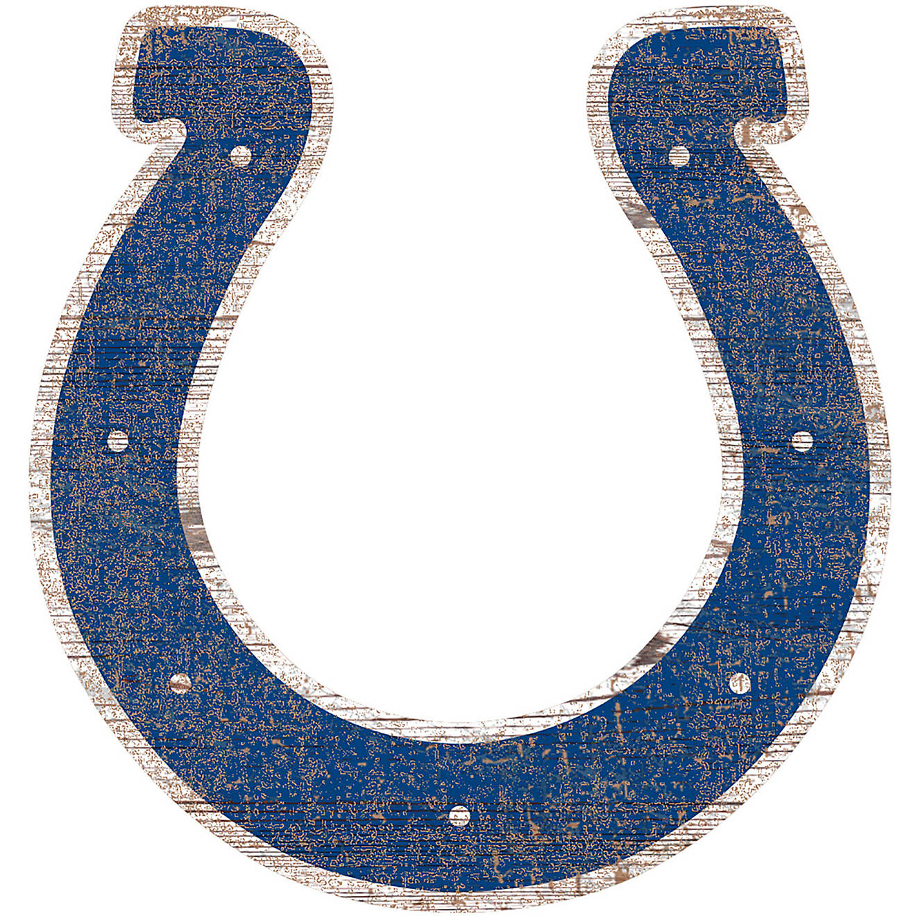 Fan Creations Indianapolis Colts Distressed Logo Cutout Sign                                                                     - view number 1
