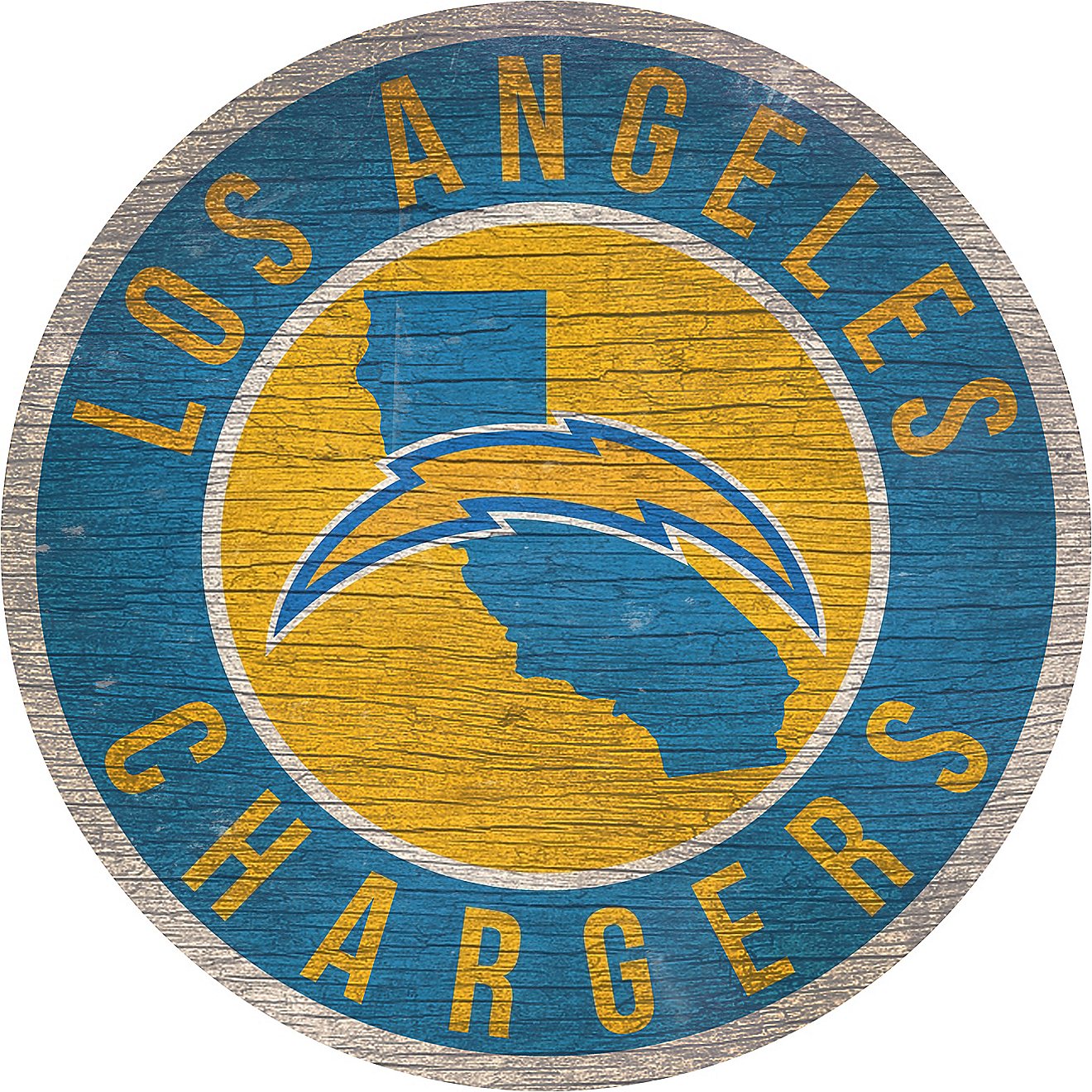 Fan Creations San Diego Chargers Circle State Sign                                                                               - view number 1