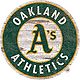 Fan Creations Oakland Athletics Distressed Logo Cutout Sign                                                                      - view number 1 selected