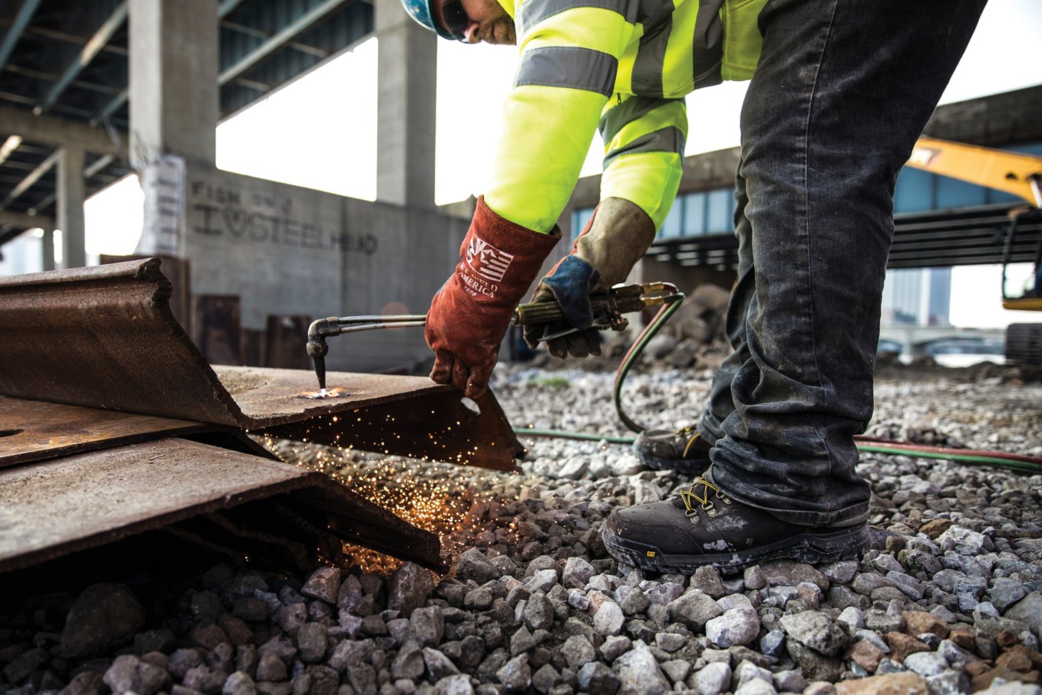 CAT Footwear Men's Outline Steel Toe Work Boots - view number 7