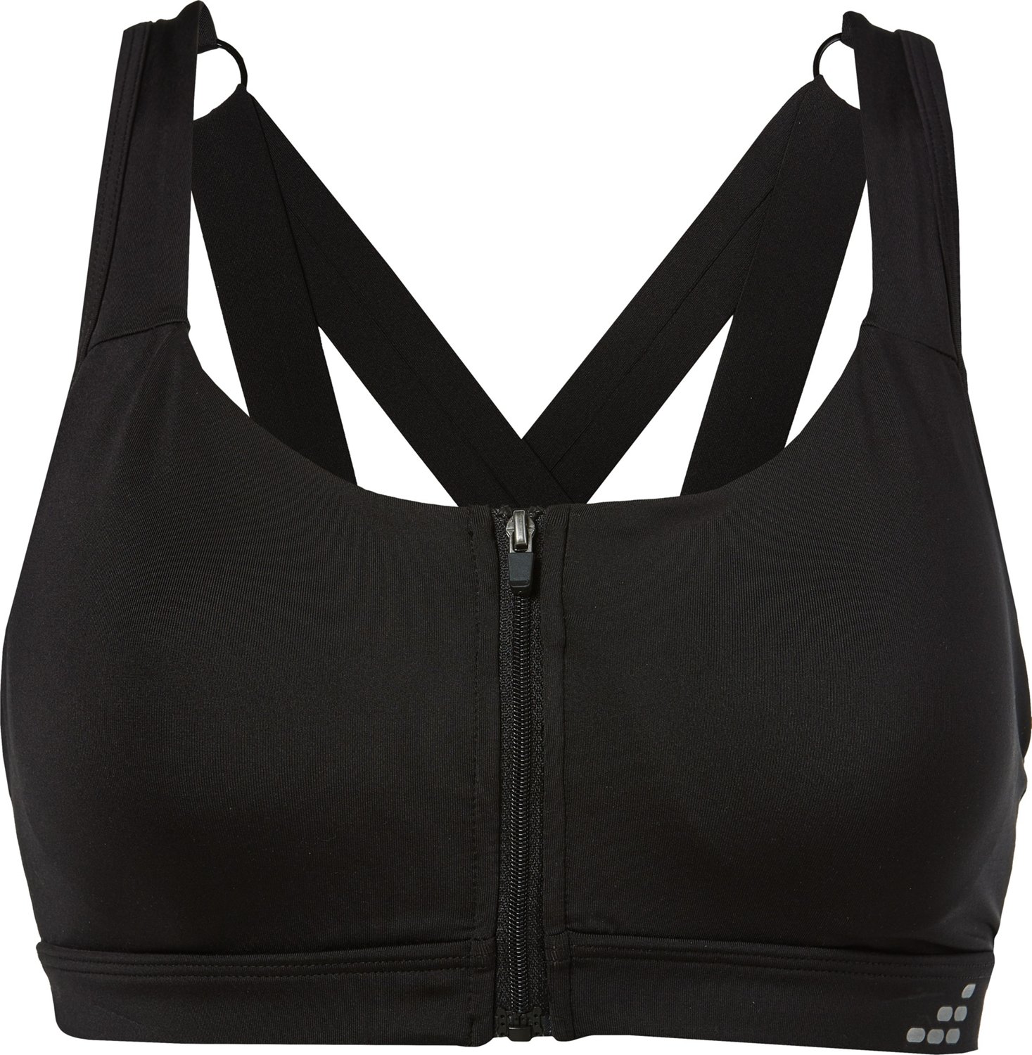 Wicking High Impact UW Sport Bra with Adjustable Straps YR 1122412:Ascena  Black:36DDD