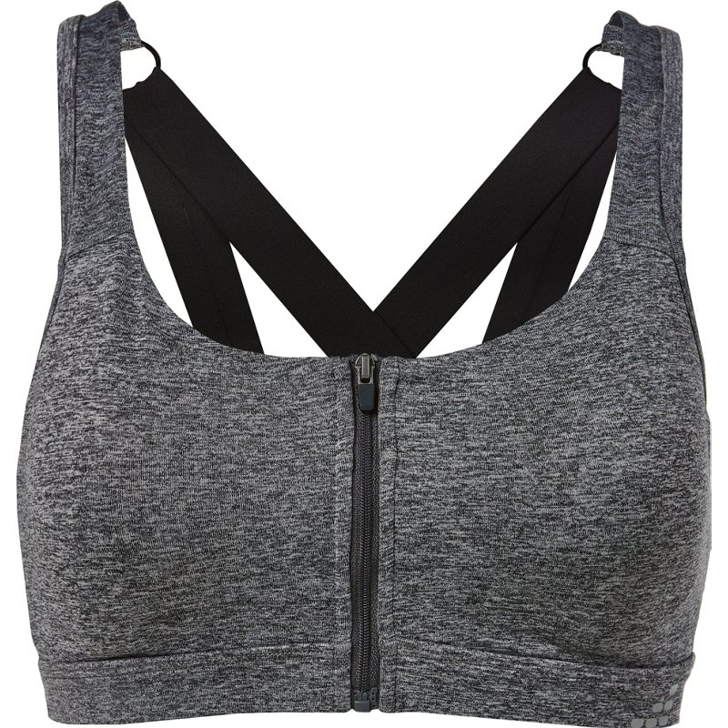 BCG Women's ZF High Support Sports Bra Gray, Medium - Women's Workout Bras at Academy Sports
