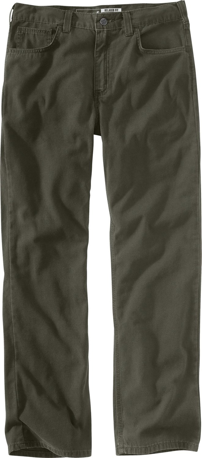 Men's Carhartt Rugged Flex® Relaxed Fit Canvas 5-Pocket Work Pant - 10