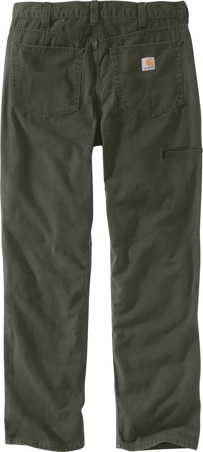 Men's Carhartt Rugged Flex® Relaxed Fit Canvas 5-Pocket Work Pant - 10