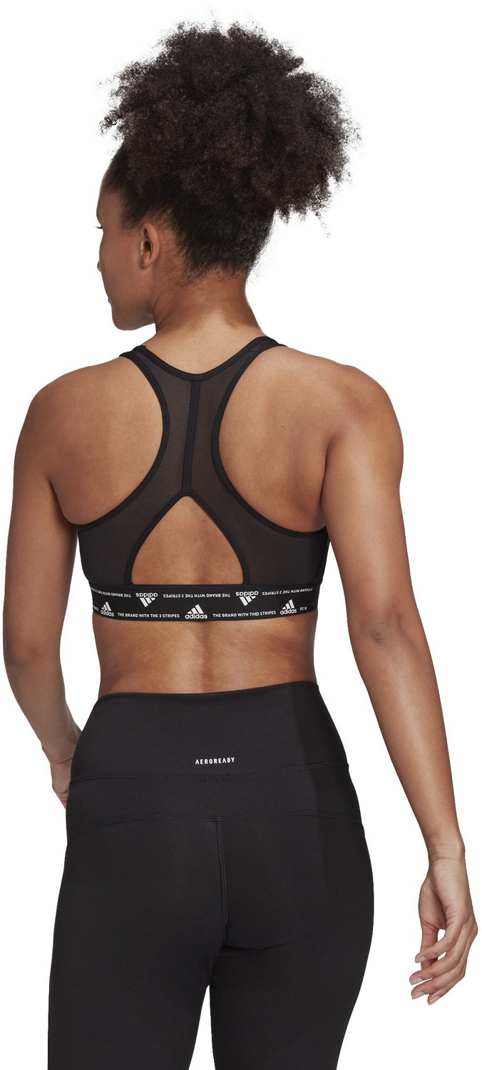 adidas Women's Powerreact Training Medium Support Sports Bra                                                                     - view number 2