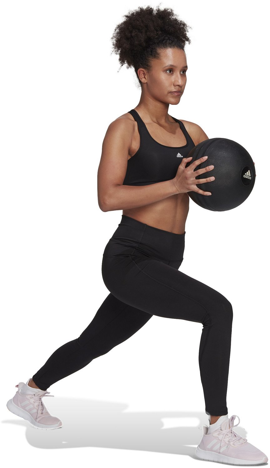 adidas Women's Powerreact Training Medium Support Sports Bra                                                                     - view number 3