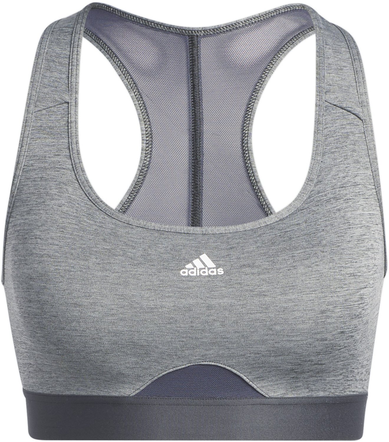 adidas Women's Powerreact Training Medium Support Sports Bra Academy