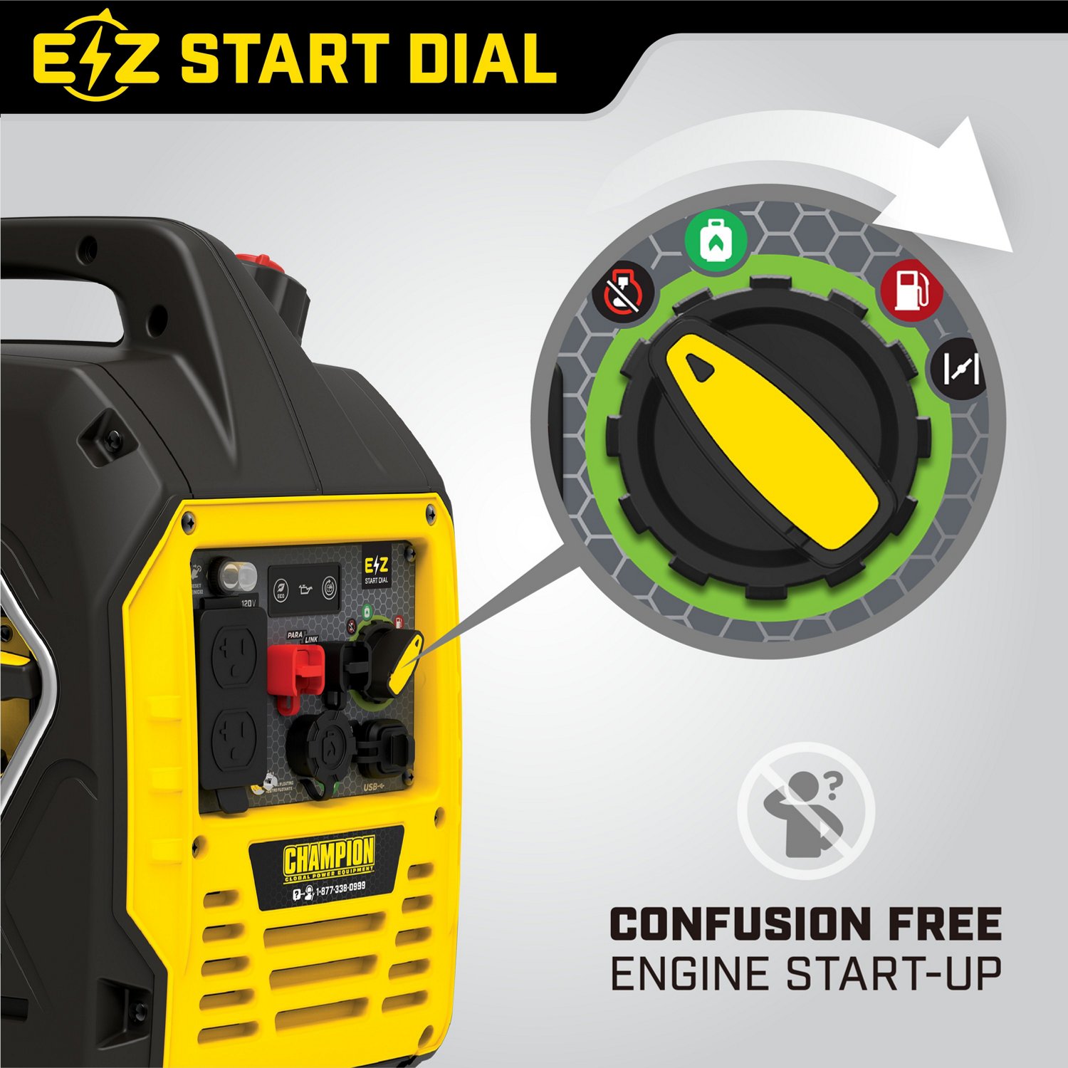 Champion 2,500Watt Ultralight Portable Dual Fuel Inverter Generator