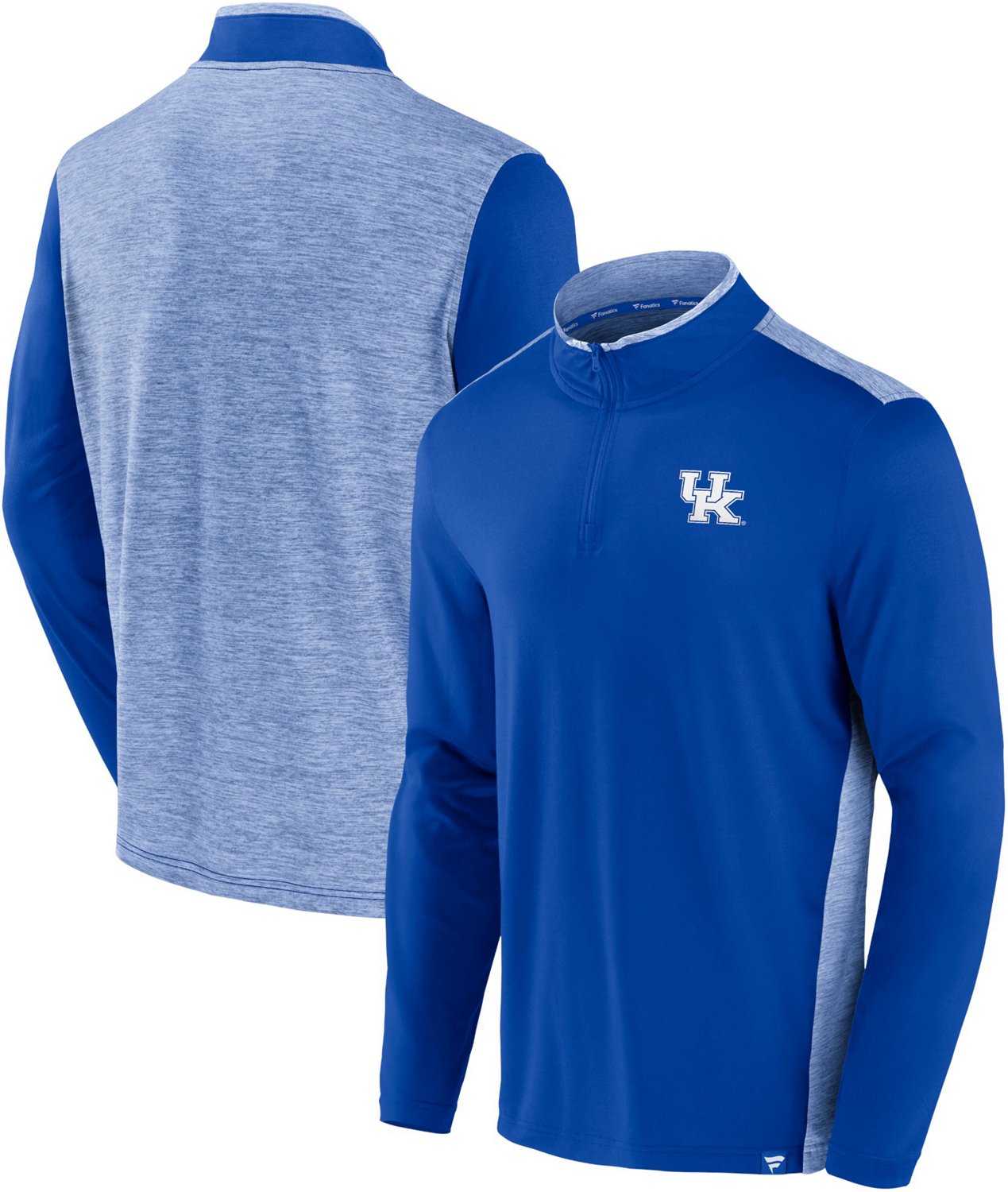 Fanatics Men's University of Kentucky Iconic Brushed 1/4 Zip Top Academy