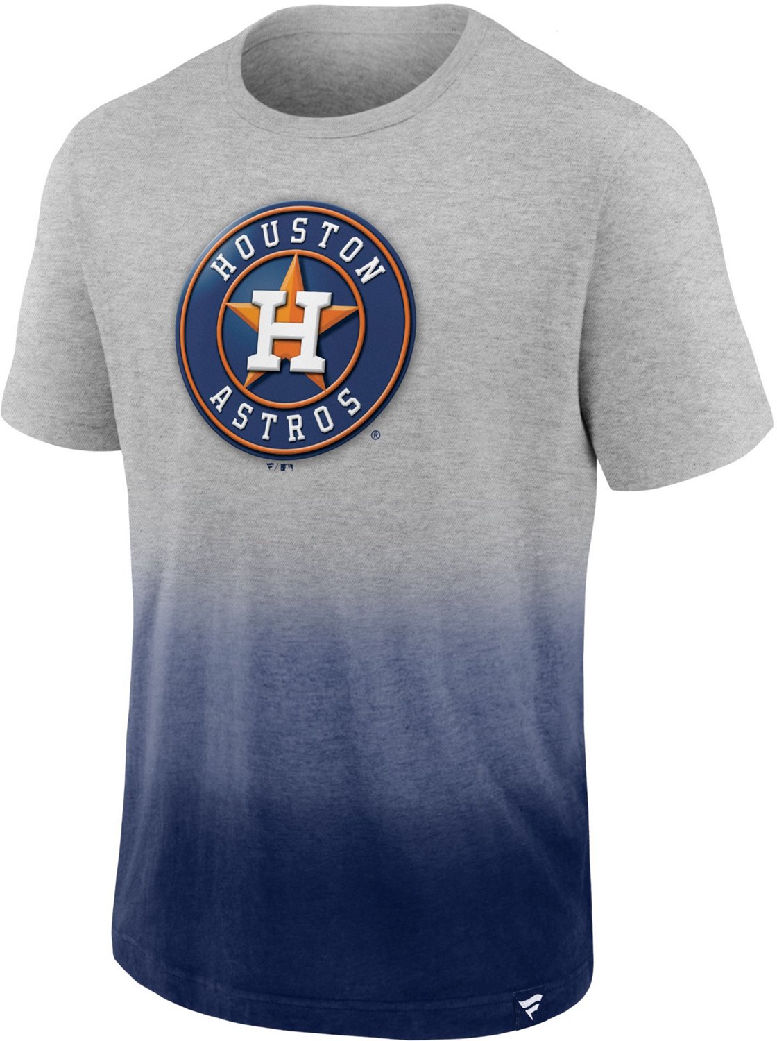 Fanatics Men's Houston Astros Iconic Biblend Dip Dye T-shirt