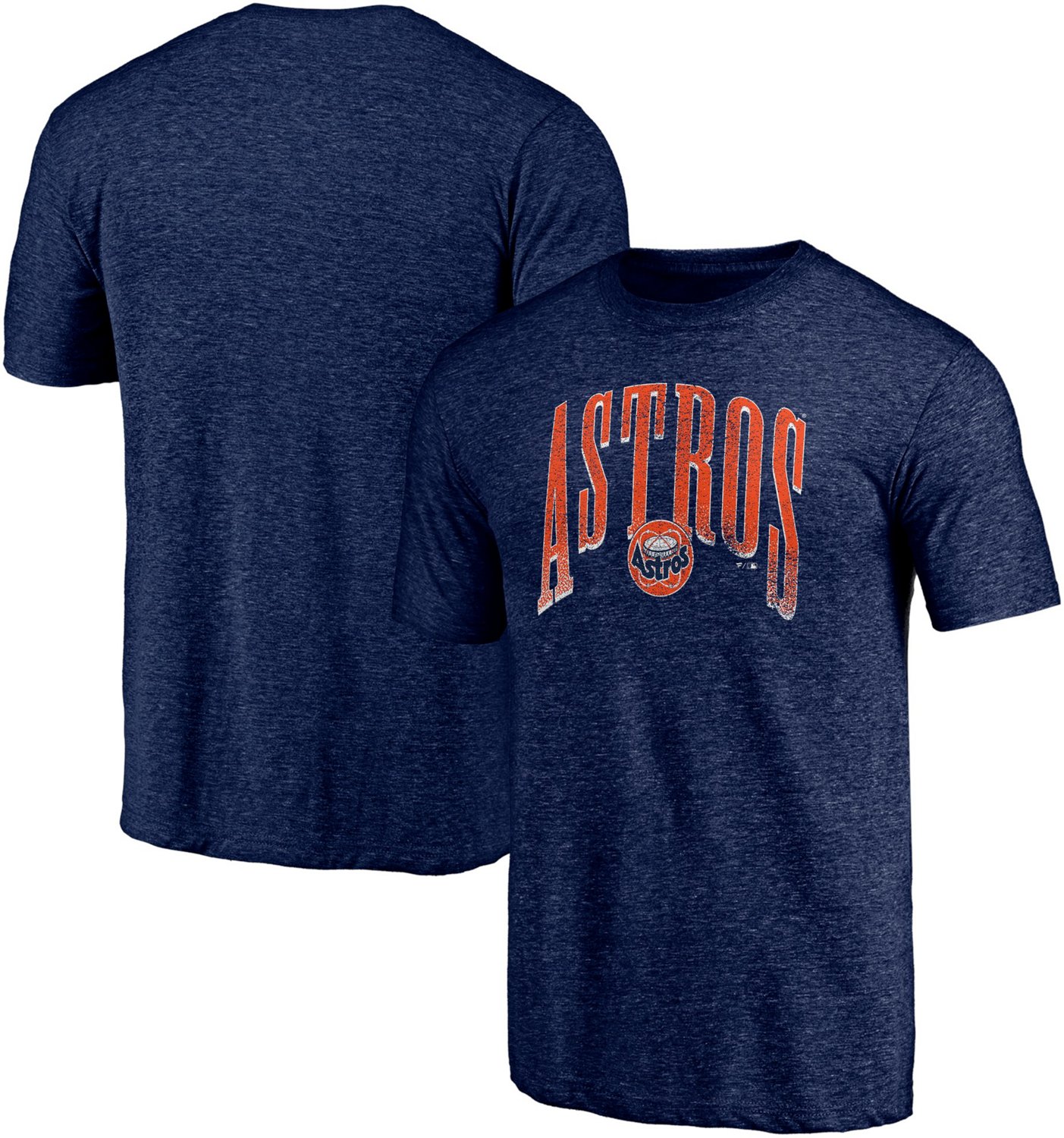 Fanatics Men's Houston Astros Iconic Biblend Dip Dye T-shirt Academy