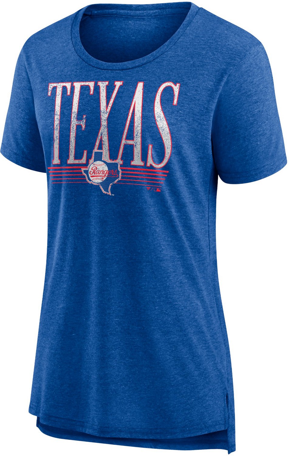 Fanatics Women s Texas Rangers True Classics Toppler T shirt Academy