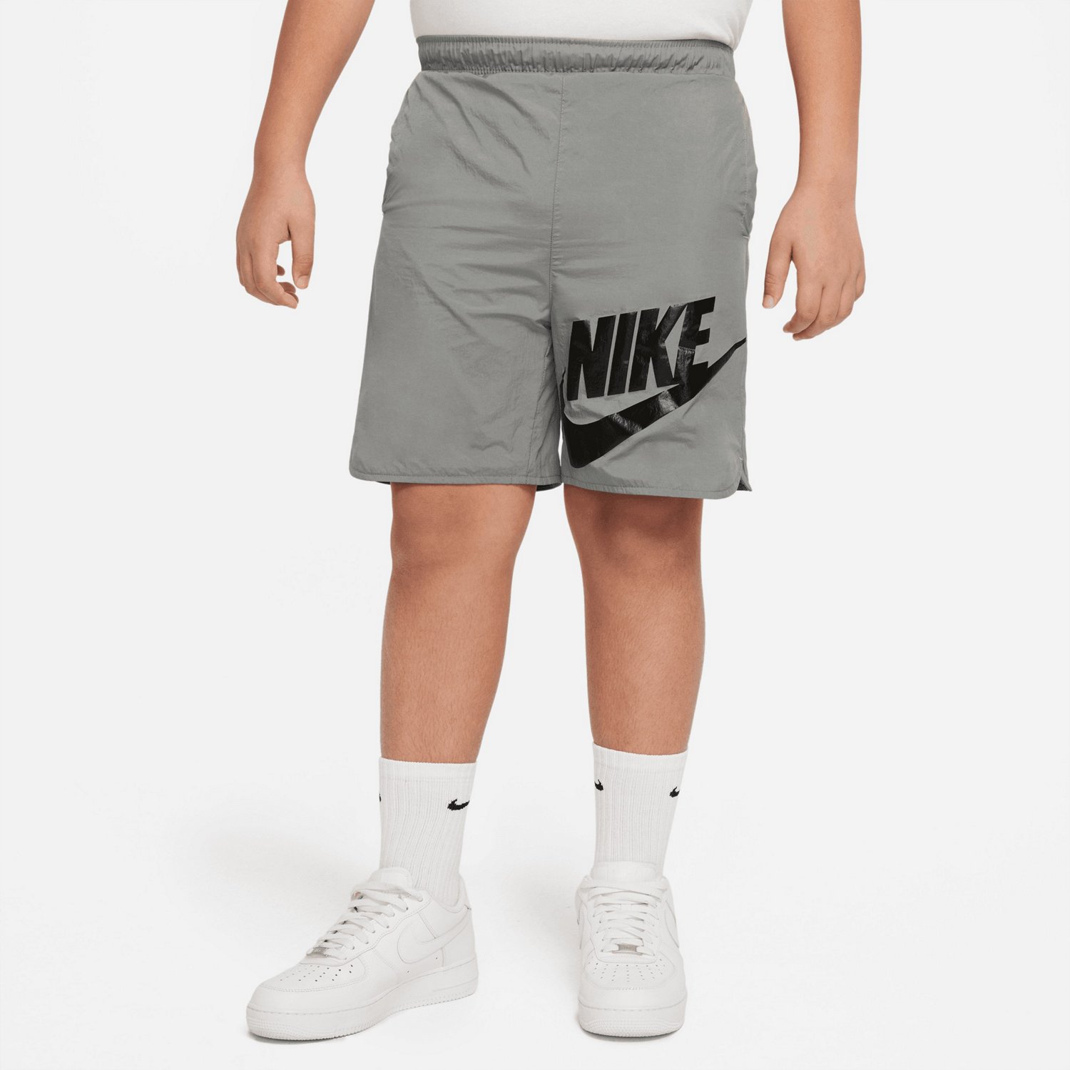 Nike Boys' Husky Woven HBR Shorts Academy