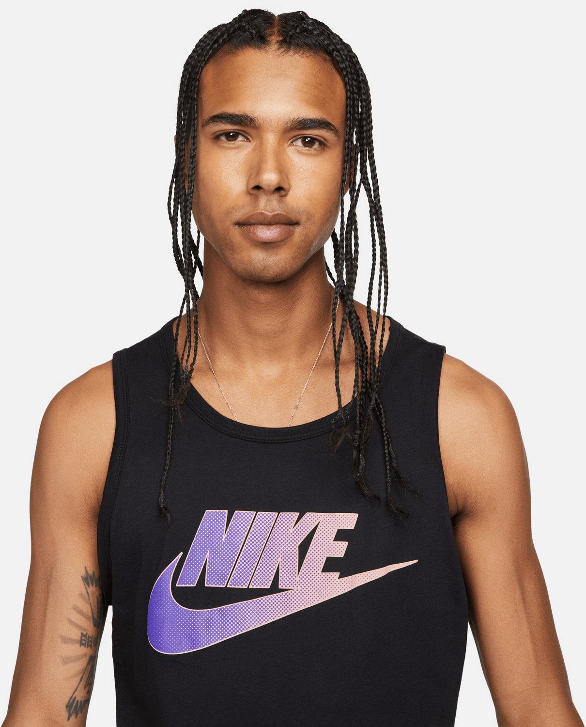 Nike Men's Sportswear SSNL Brandmark 3MO Graphic Tank Top Academy