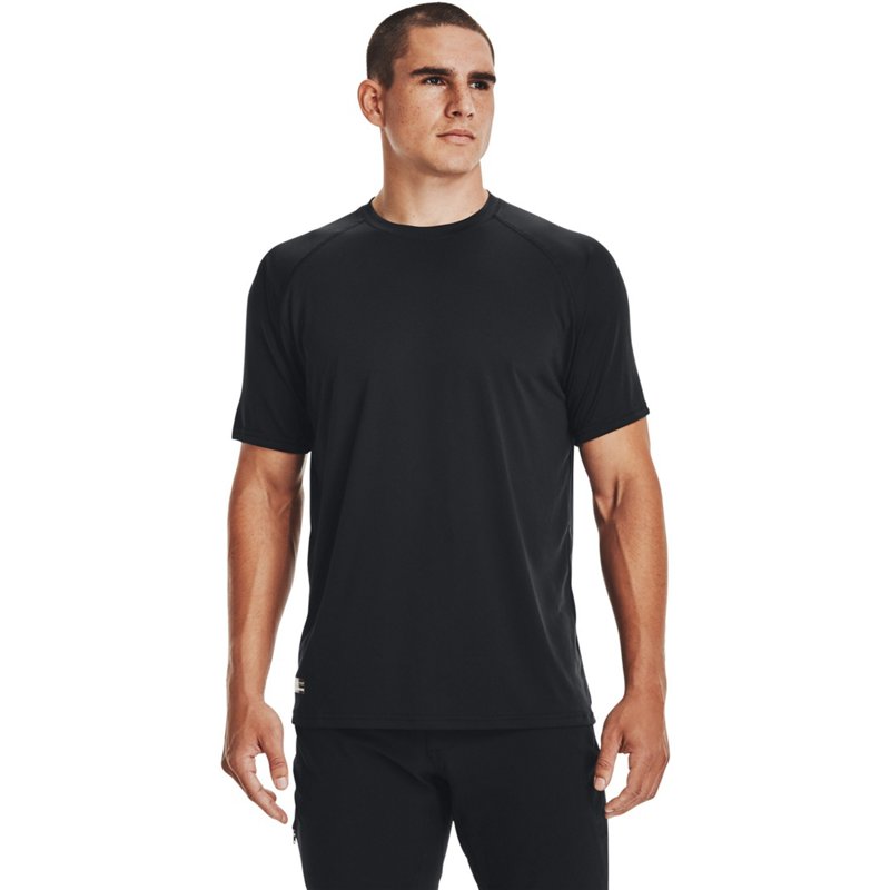 Under Armour Men's UA Tactical Tech Short Sleeve T-Shirt Black/Clear, X-Small - Men's Outdoor Graphic Tees at Academy Sports